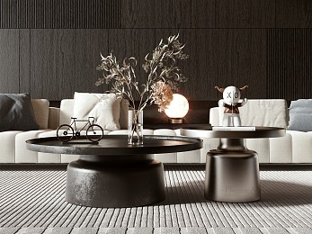 مدل سه‌بعدی میز مدرن برای دکوراسیون داخلی