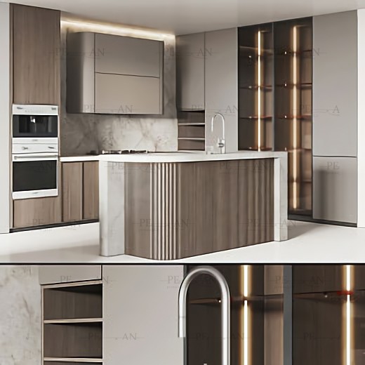 مدل سه بعدی کابینت