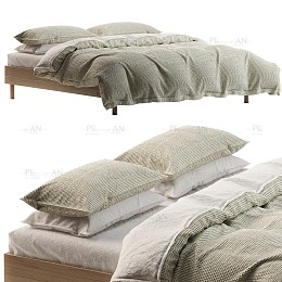 مدل سه بعدی تخت خواب