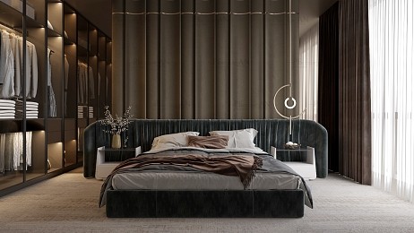 مدل سه بعدی اتاق خواب