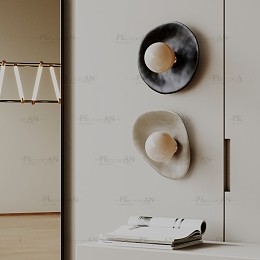 مدل سه بعدی چراغ دیواری