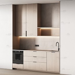 مدل سه بعدی کابینت آشپرخانه