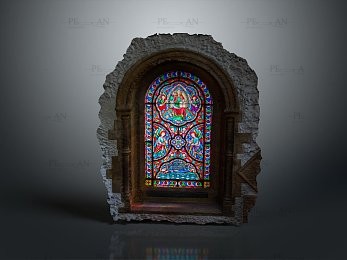 مدل سه بعدی پنجره