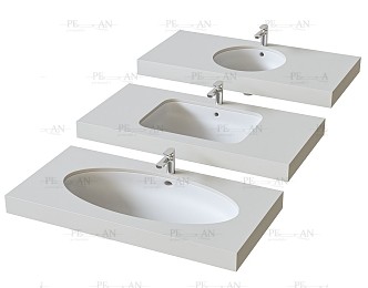 مدل سه بعدی سینک روشویی