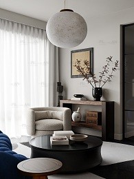مدل سه بعدی هال و پذیرایی