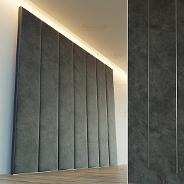 مدل سه بعدی تایل دیواری پارچه ای