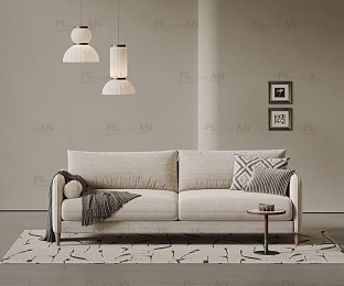 مدل سه بعدی مبل دو نفره