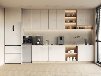 مدل سه بعدی کابینت آشپزخانه