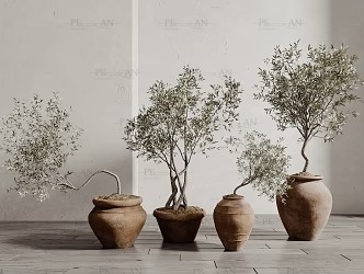 مدل سه بعدی گلدان
