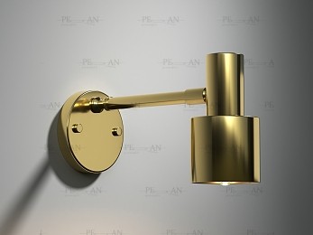 مدل سه بعدی چراغ دیواری
