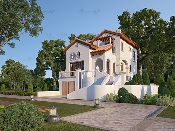 مدل سه بعدی ویلا