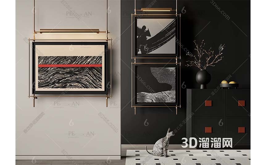 14518178_modern-medieval-decorativepainting-entrancecabinet-3dmodel-01PERMAN3D.IR_.jpg