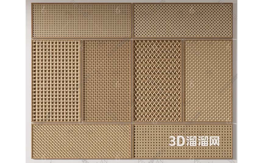 15918062_rattan-decorative-material-boho-frame-wall-3d-modern-3dma002-PERMAN3D.IR_.jpg