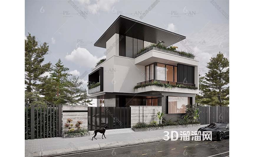 21422949_modern-villa-garden-outdoor-glass-facade-wood-facade-large-window-wood-material-modern-material-3d-model-two-story-villa-pool-villa-3d-max002-PERMAN3D.IR_.jpg
