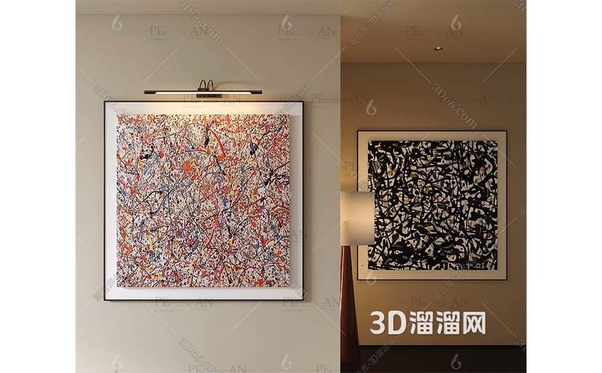 23085517_Painting-wall-art-art-frame-canvas-painting-decorative-painting-3d-model-3dmax002-PERMAN3D.IR_.jpg