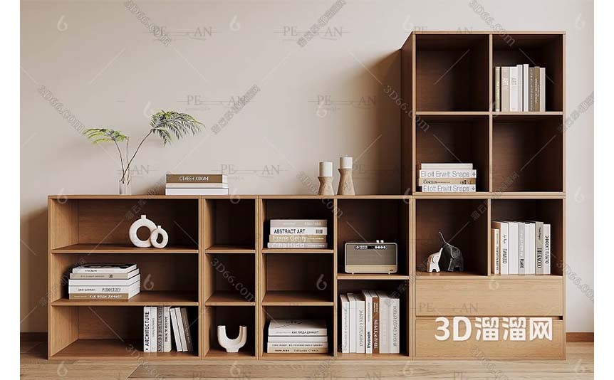 23268153_Library-bookshelf-bookcase-wooden-bookshelf-home-libraray-3d-model-3dmax003-PERMAN3D.IR_.jpg