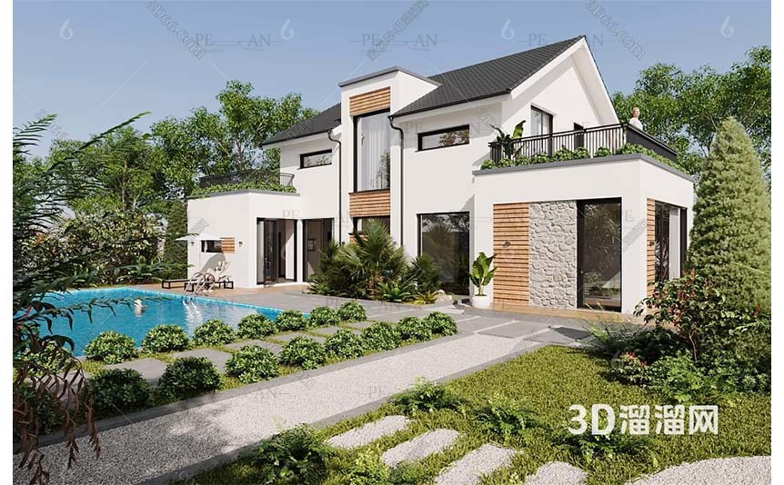 4599263_modern-villa-garden-outdoor-glass-facade-wood-facade-large-window-wood-material-modern-material-3d-model-two-story-villa-pool-villa-3d-max001-PERMAN3D.IR_.jpg