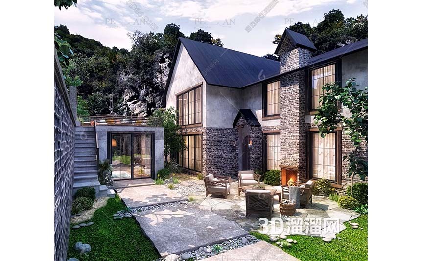 804110_villa-courtyard-garden-outdoor-rustic-backyard-3d-model-3dmax001-PERMAN3D.IR_.jpg