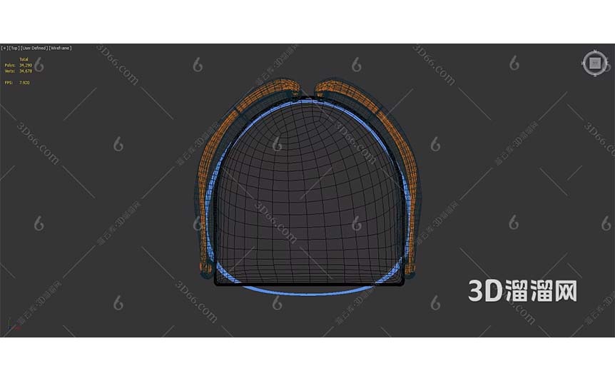 Luxury-black-Bar-Stool-golden-seat-base-3D-Model-preview-02