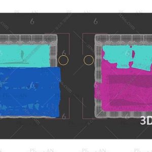 Modern-B&B-Italia-Double-Bed-3D-Model-preview-03