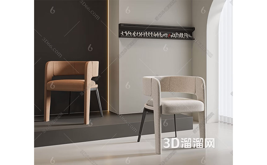 Modern-Dining-Chair-armchair-cream-3D-Model-preview-01