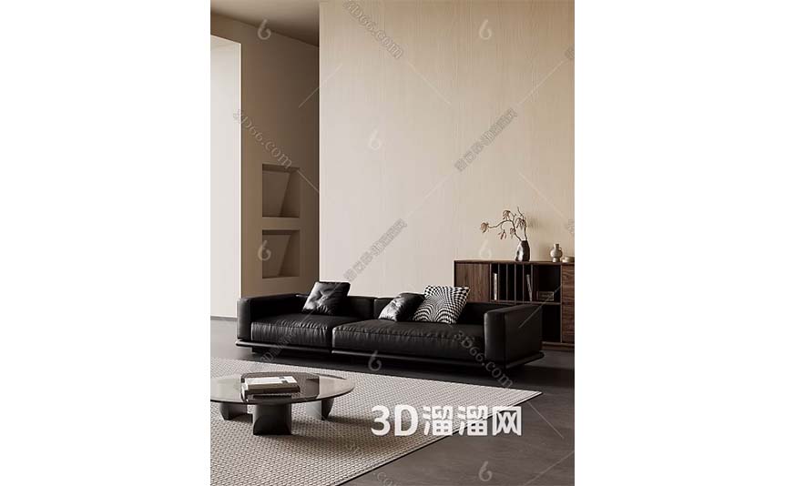 Modern-vintage-style-multi-seat-sofa-vintage-sofa-3D-model-preview-02