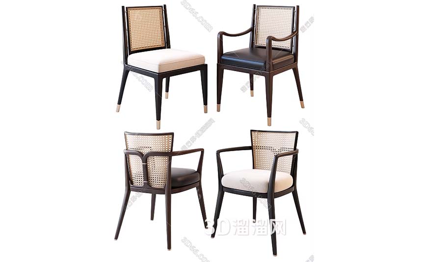 Wabi-sabi-lounge-chair-set-3D-model-preview-01
