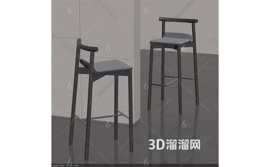 modern-Chinese-style-bar-stool-3D-model-preview-03