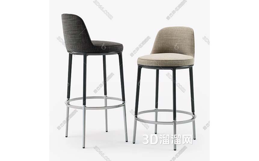 modern-bar-stools-made-of-fabric-and-leather-3D-model-preview-03