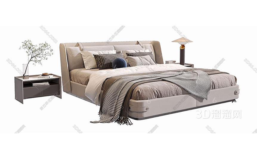 modern-cream-double-bed-side-table-3D-model-preview-03