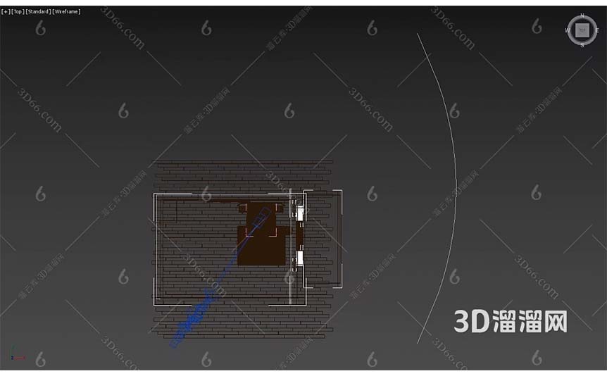 modern-white-double-bed-armchair-3D-model-preview-03
