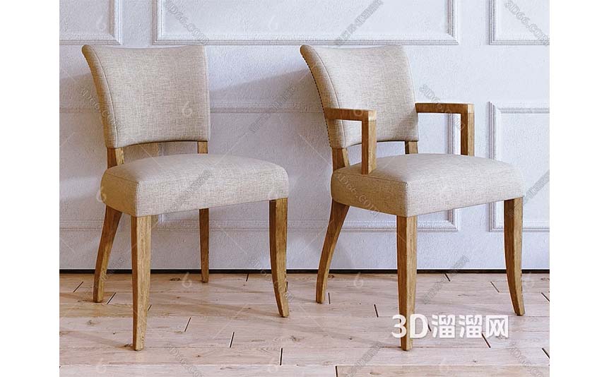 simple-European-style-fabric-dining-chair-3D-model-preview-01